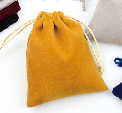 ถุงกำมะหยี สีน้ำตาลล้วน