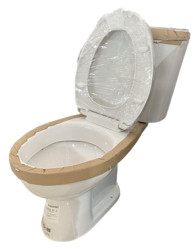 ซักโครกสีขาวAmerican วินพลัสทู#TF-2698SCW-WT-0 ฝาสโลว์ กดบน