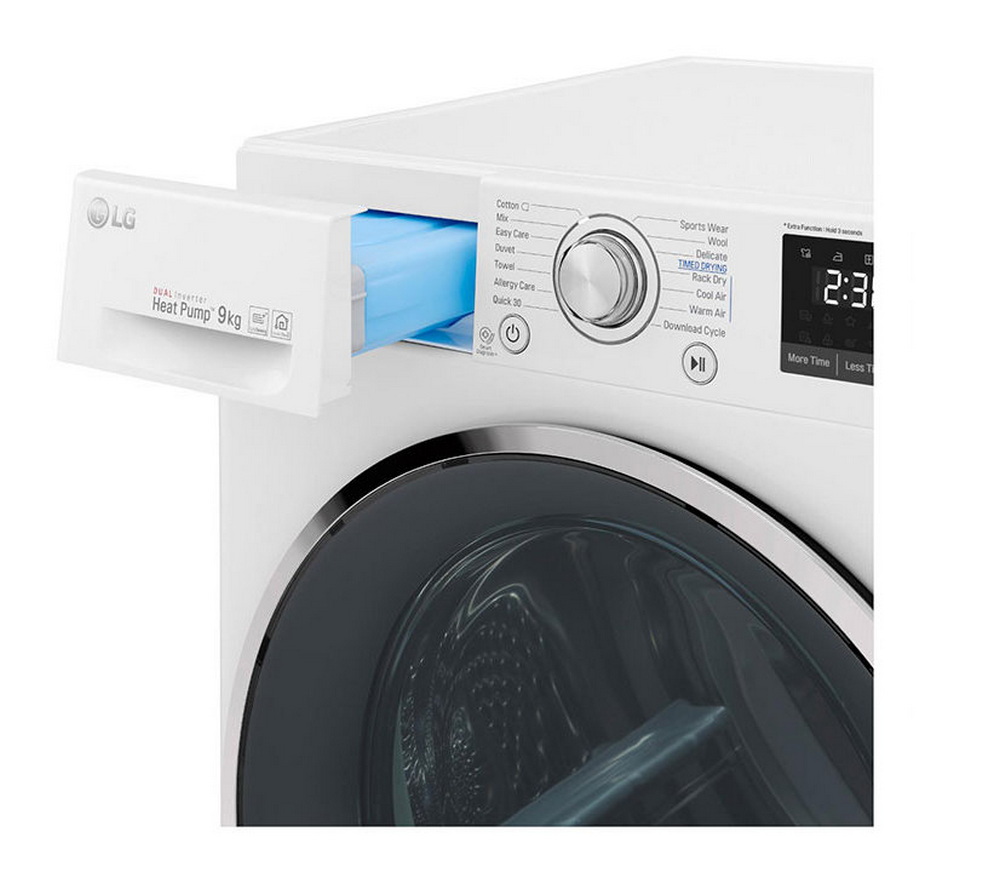 [ผ่อน0% 10ด] LG เครื่องอบผ้า ฝาหน้า 9 kg รุ่น RC09VHP2W (ชลบุรี ส่งฟรี)