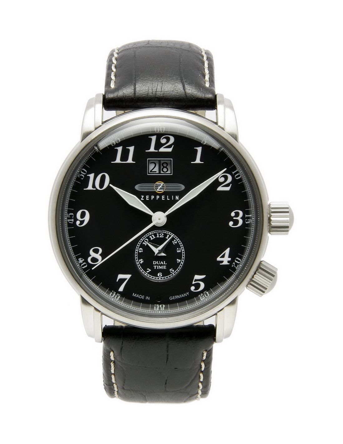 Zeppelin 7644-2 นาฬิกาผู้ชาย Zeppelin Model 7644-2, Series LZ127 Graf Men's Watch Made In Germany