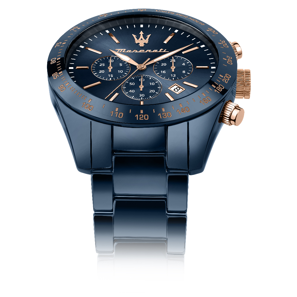 Maserati R8873650002 นาฬิกาผู้ชาย Traguardo Ceramic Quartz Men's Watch