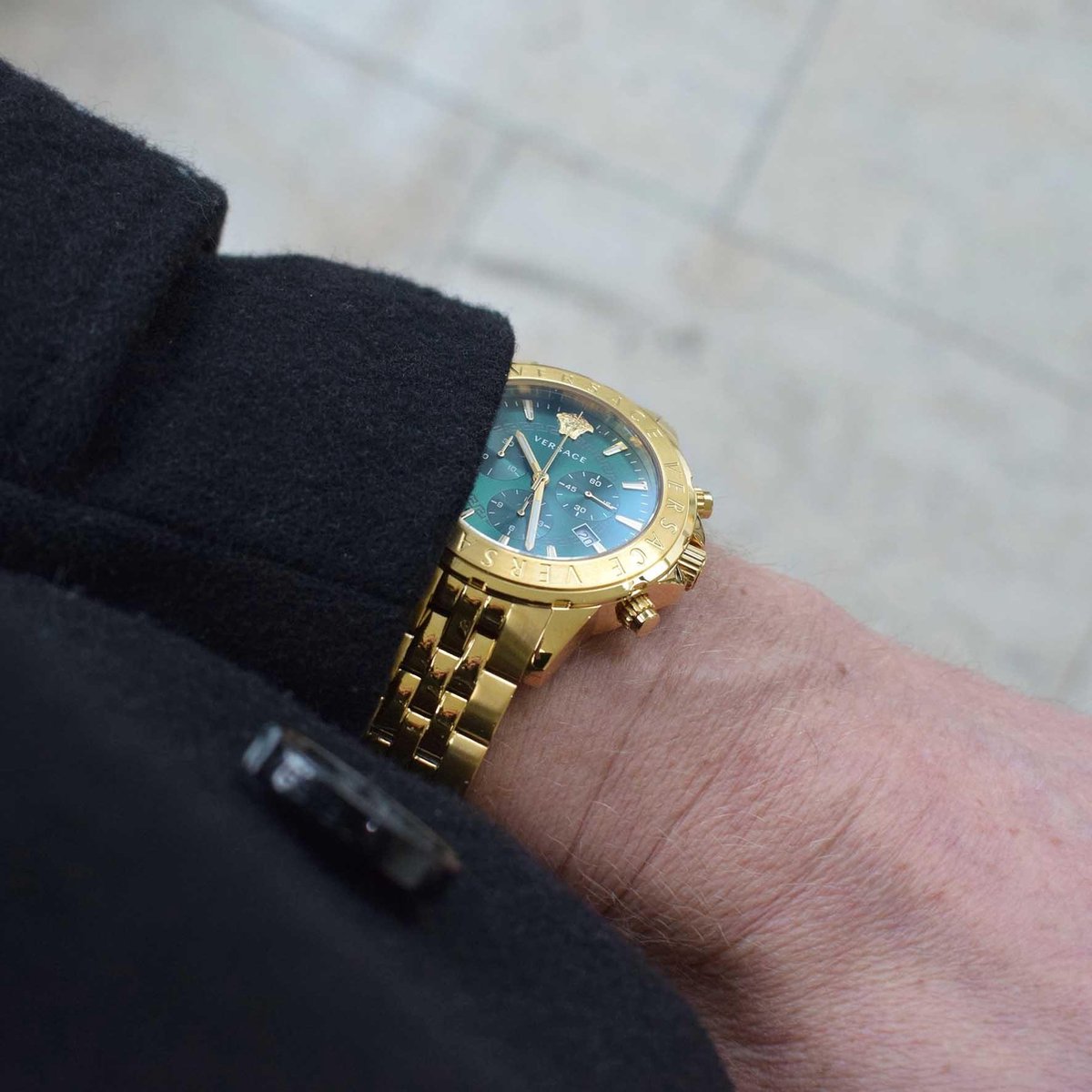 Versace VEV600619 นาฬิกาผู้ชาย Chronograph Quartz Men's Watch