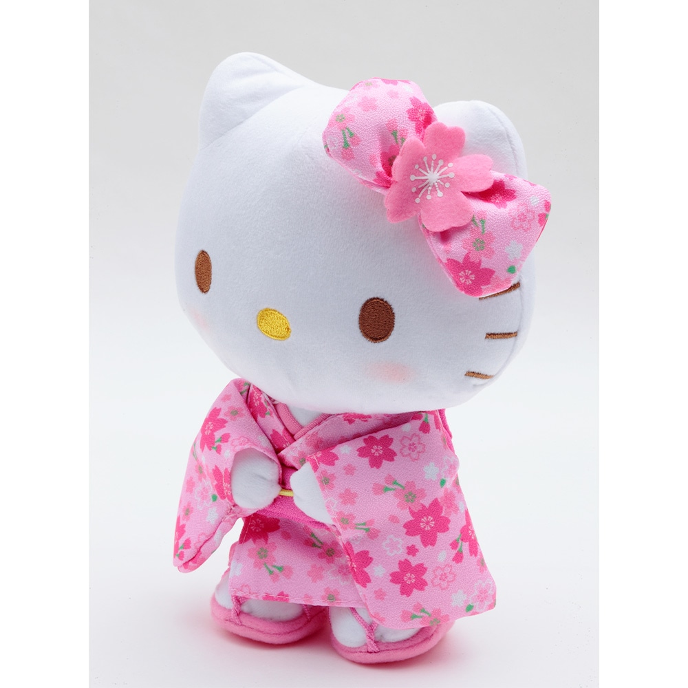 [PRE-ORDER] ตุ๊กตา คิตตี้ กิโมโน ซากุระ สีชมพู Hello Kitty PINK Kimono Sakura Size S นำเข้าจากญี่ปุ่น ハローキティ 桜着物