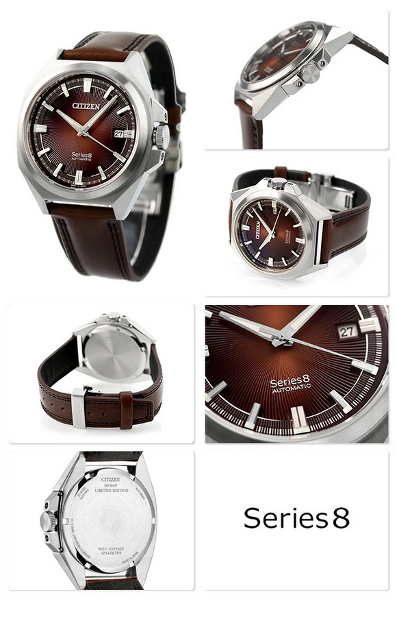 Citizen NB6011-11W นาฬิกาผู้ชาย Series8 Automatic Men's Watch