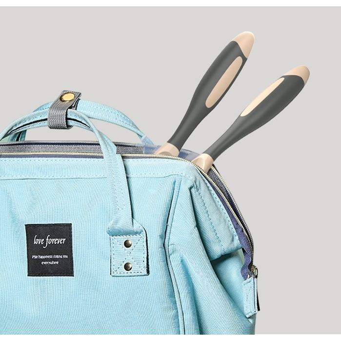 ชุดช้อนส้อม+กล่องเก็บ บิดได้ ชุดช้อนส้อมฝึกทานอาหาร