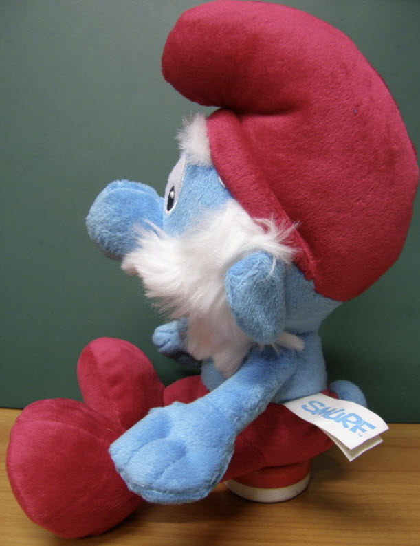 ปาปา สเมิร์ฟ (Papa Smurf) แบบ B ตาชิดกัน ขนาด 11 นิ้ว (มือสอง)