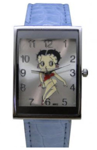 นาฬิกา Betty Boop โทนสีฟ้า
