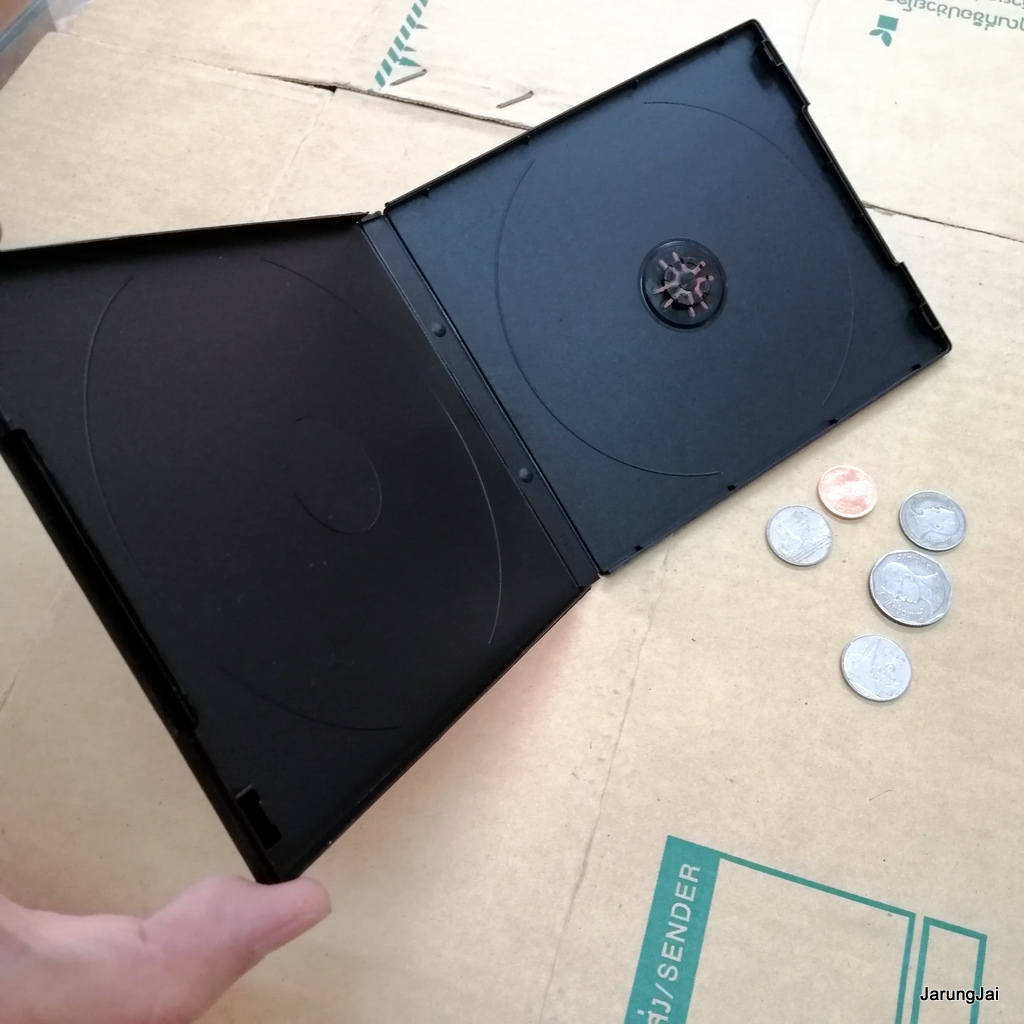 กล่องเปล่า CD ใส่ 1 แผ่น ใน 1 กล่อง กล่อง pp กล่องใส่ cd