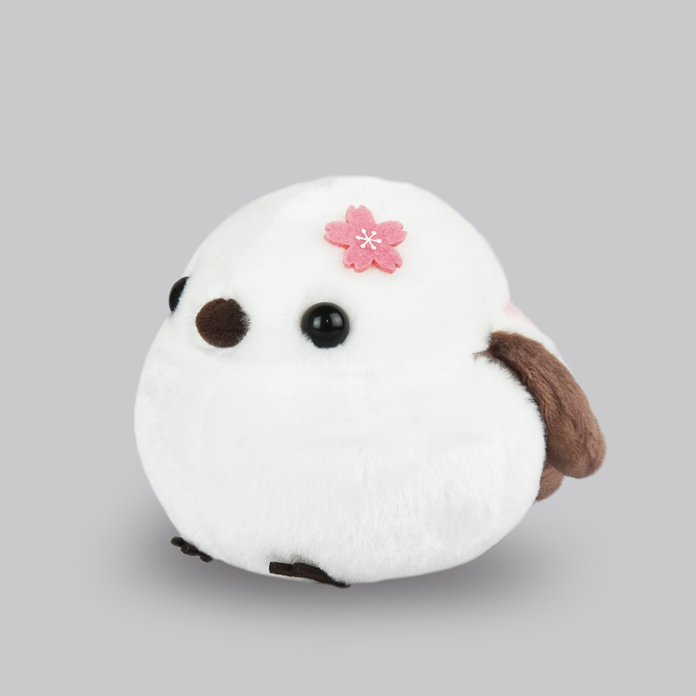 [PRE-ORDER] ตุ๊กตา ชิมะจัง มัจฉะ สีชมพู นกชิมะเอะนากะ นกฮอกไกโด Size 12 x 12 x 12 cm นำเข้าจากญี่ปุ่น Fuku-Fuku Shimaenaga Shima-chan Sakura 704245