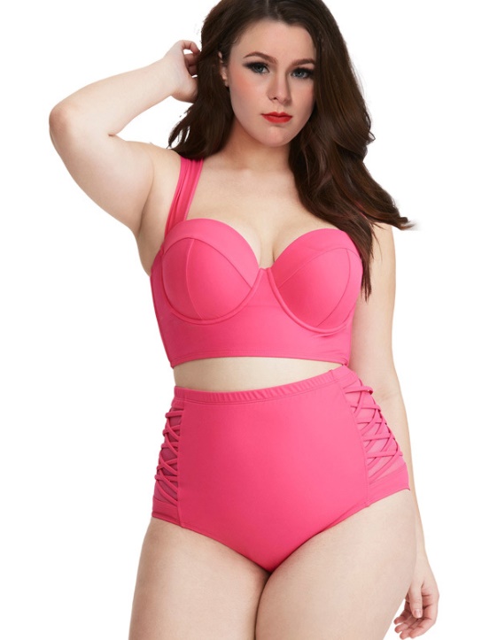 ชุดว่ายน้ำทูพีช พร้อมส่ง :ชุดว่ายน้ำไซส์ใหญ่สีชมพูผูกโบว์ด้านหลังและแต่งถักที่กางเกง แบบเก๋สวยมากๆจ้า:รอบอก42-50นิ้ว เอว36-44นิ้ว สะโพก40-52นิ้วจ้า