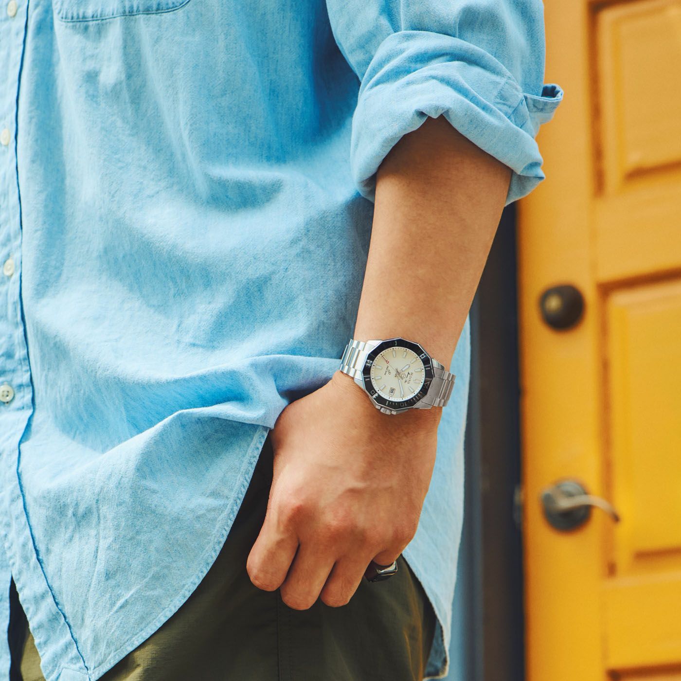 Bulova 96B426 นาฬิาผู้ชาย Marine Star Precisionist Men's Watch