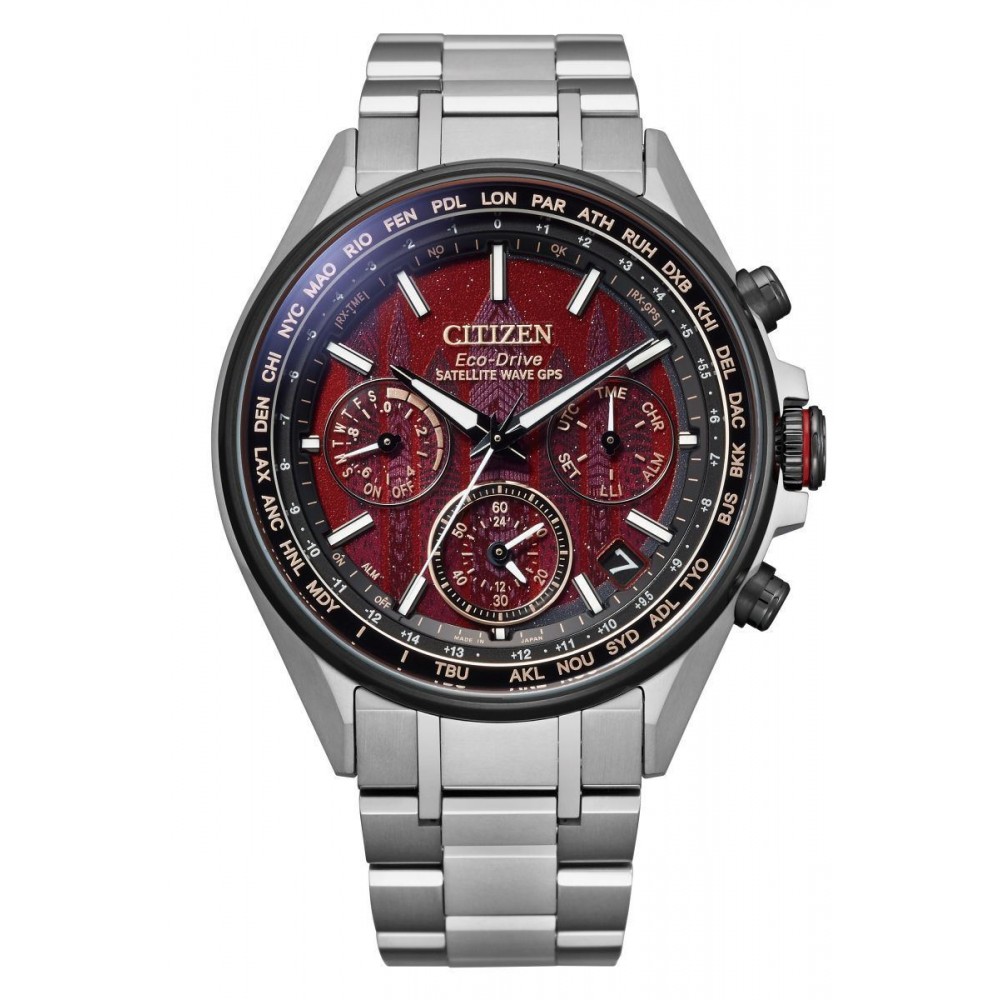 Citizen CC4005-71Z นาฬิกาผู้ชาย Attesa Eco-Drive Satellite Wave GPS Titanium Made in Japan JOUNETSU Collection Men's Watch
