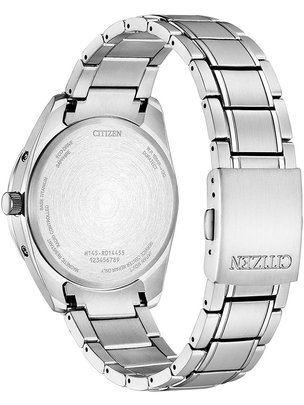 Citizen CB0260-81E นาฬิกาผู้ชาย Eco-Drive Radio Controlled Titanium Men's Watch