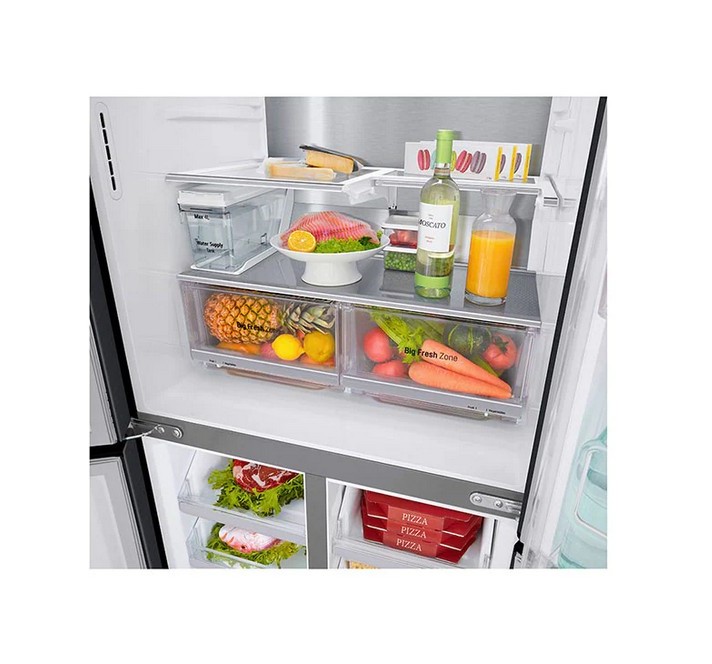 LG ตู้เย็น 4 ประตู (17.4 คิว) รุ่น GC-X22FTQLL