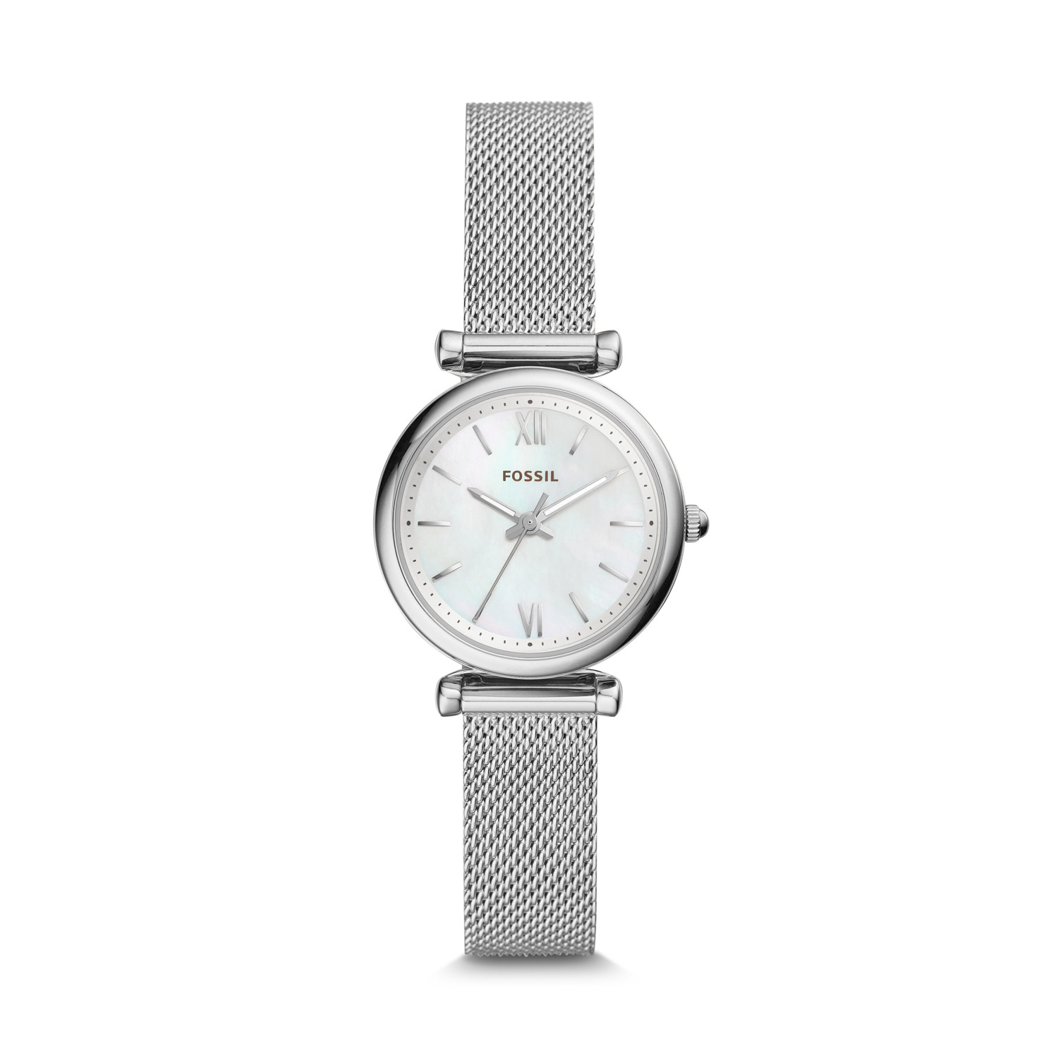 Fossil ES4432 นาฬิกาผู้หญิง Carlie Mini Three-Hand Stainless Steel Women's Watch