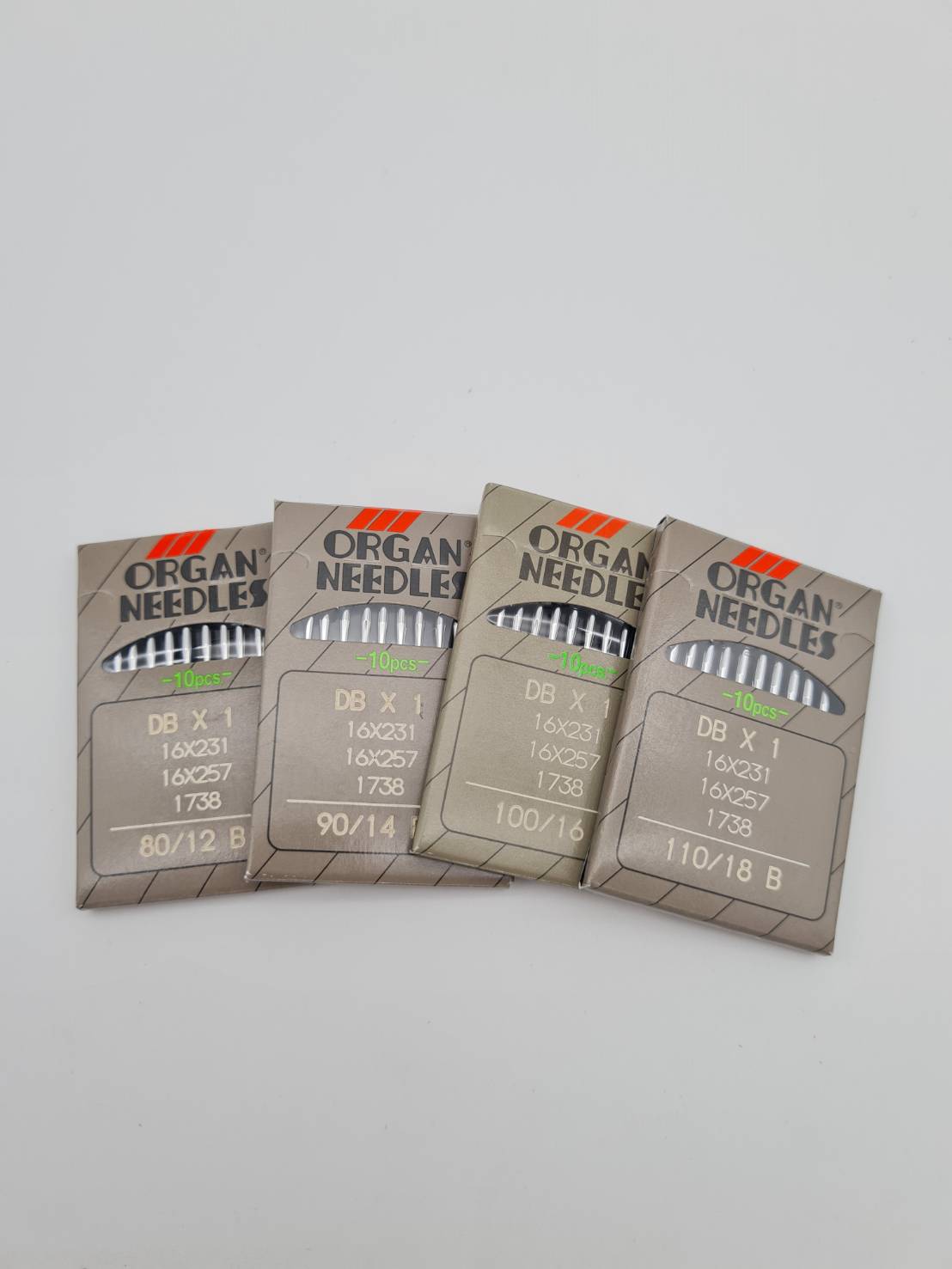 เข็มเย็บผ้า Organ แท้สำหรับจักรอุตสาหกรรมเข็มเดี่ยว DBx1 Made in Japan 1 ห่อมี 10 เล่ม Organ needles