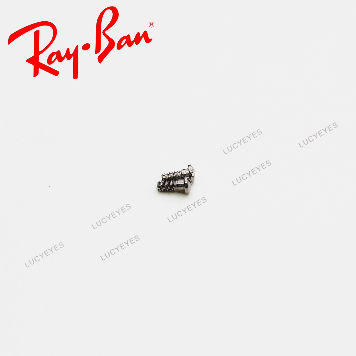 น๊อตแว่น RAYBAN แท้ 100% RX5296D สีเงิน
