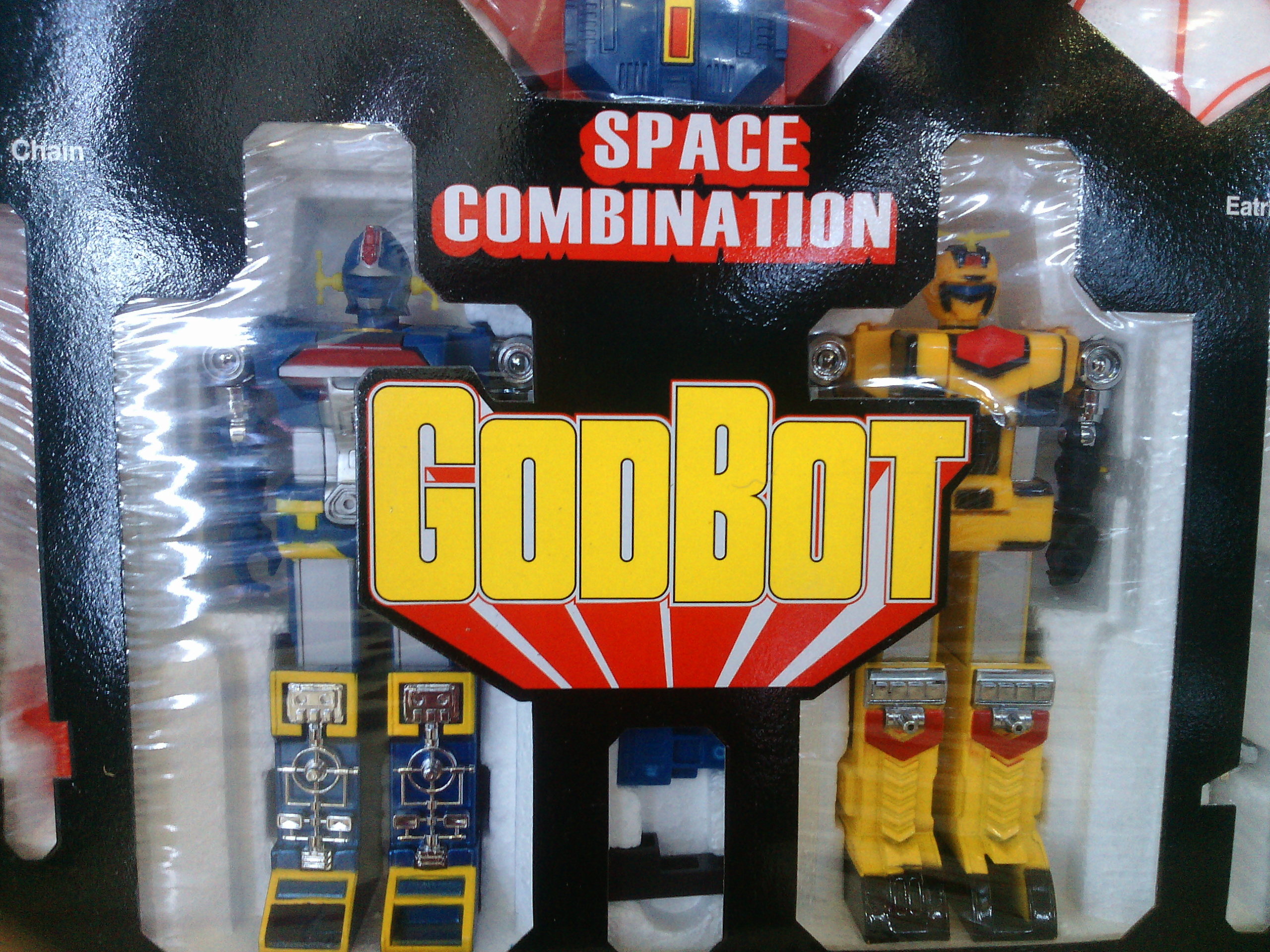 Godbot Space Combination (DieCast Metal)เป็นสินค้าใหม่ Lot ไต้หวัน วัสดุเป็นเหล็ก