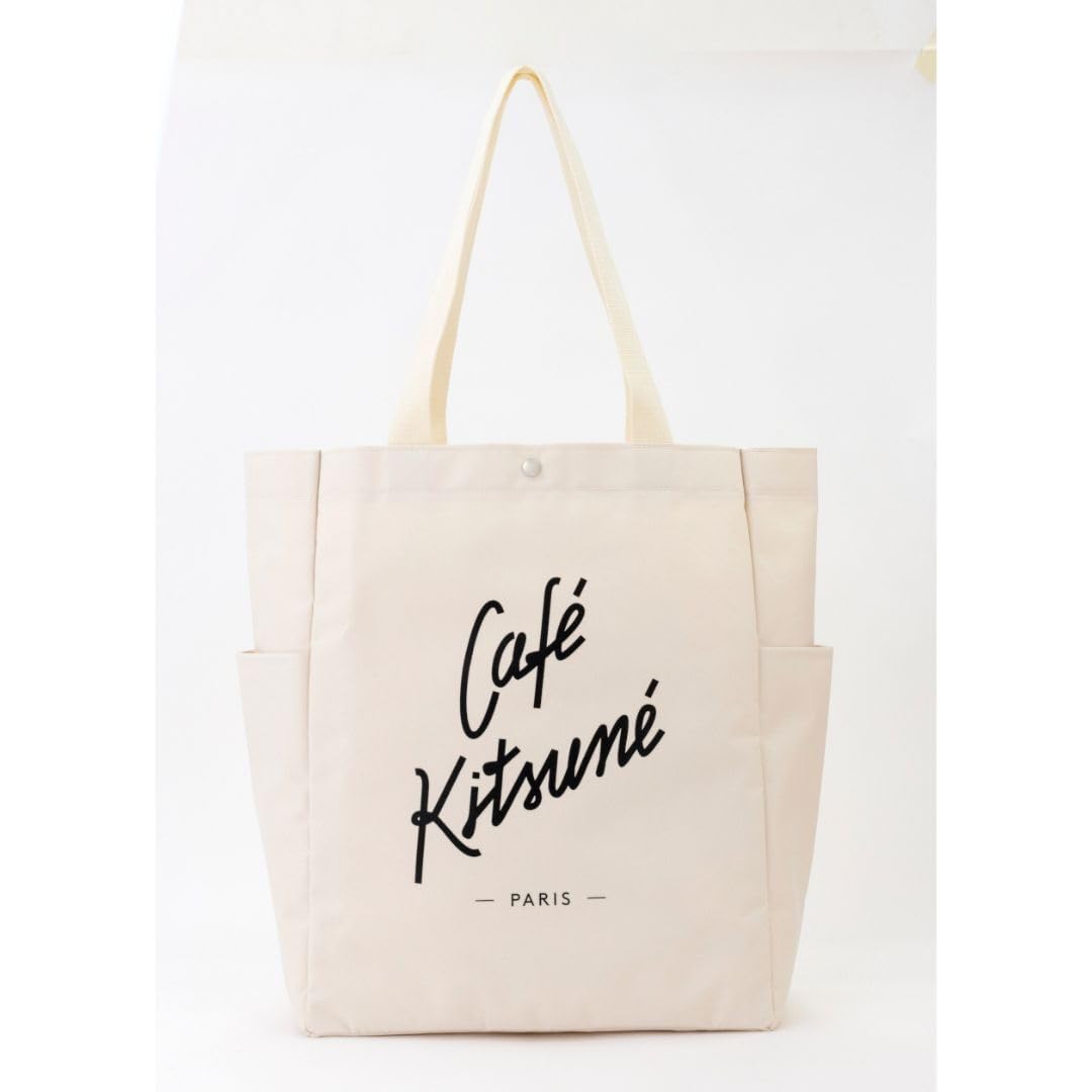 [PRE-ORDER] กระเป๋าผ้า คาเฟ่ คิทสึเนะ Café Kitsuné SPECIAL BOOK 2WAY TOTE BAG กระเป๋าสีขาว ใบใหญ่ นำเข้าจากญี่ปุ่น