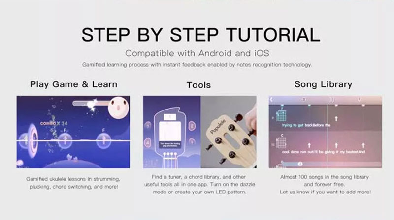 Xiaomi Populele 2 Smart Ukulele - อูคูเลเล่อัจฉริยะ Populele 2