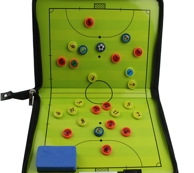 Coach board กระดาน วางแผนฟุตซอล (แม่เหล็ก) เขียวเข้ม