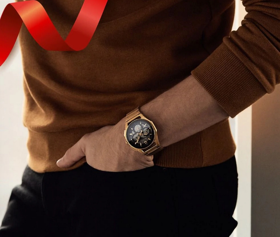 Bulova 97A144 นาฬิาผู้ชาย CURV Chronograph Quartz Men's Watch