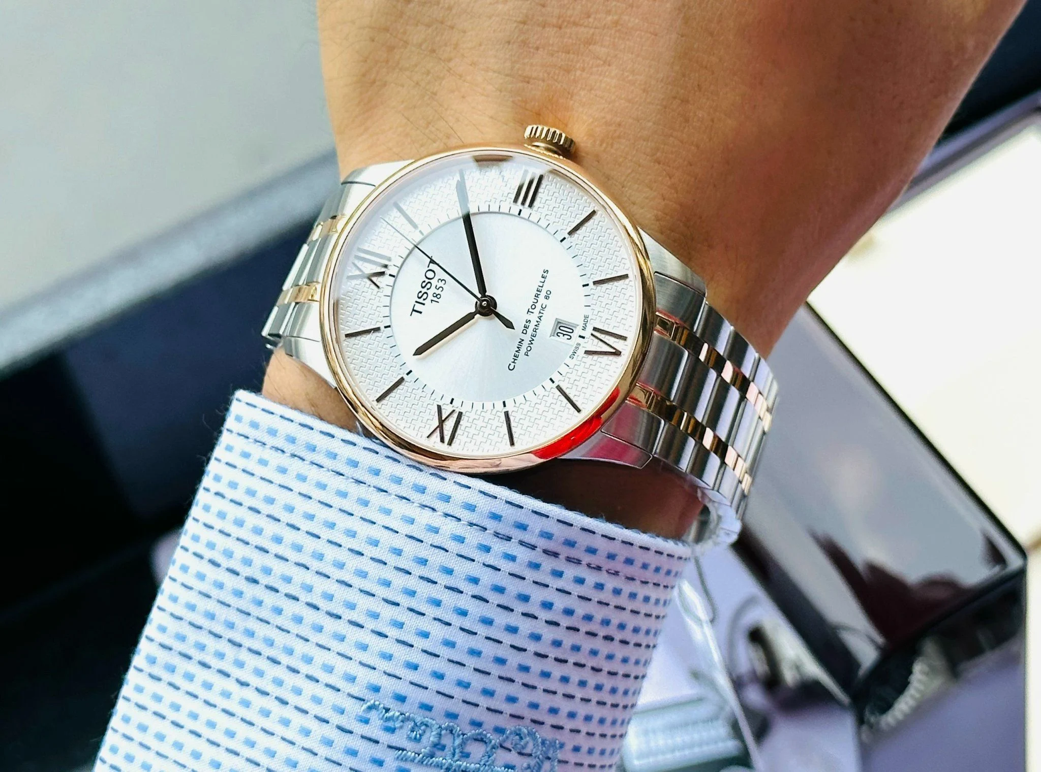 Tissot T099.407.22.038.01 นาฬิกาผู้ชาย Chemin des Tourelles Automatic Men's Watch