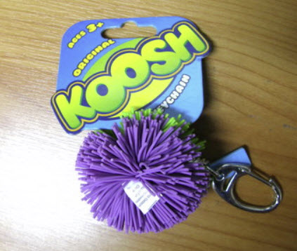 คู๊ช บอล (Koosh Ball) ขนาด 2 นิ้ว สีม่วง + เขียว