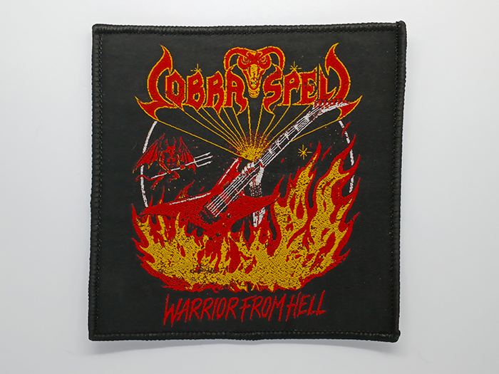 COBRA SPELL 'Warrior From Hell' Woven Patch