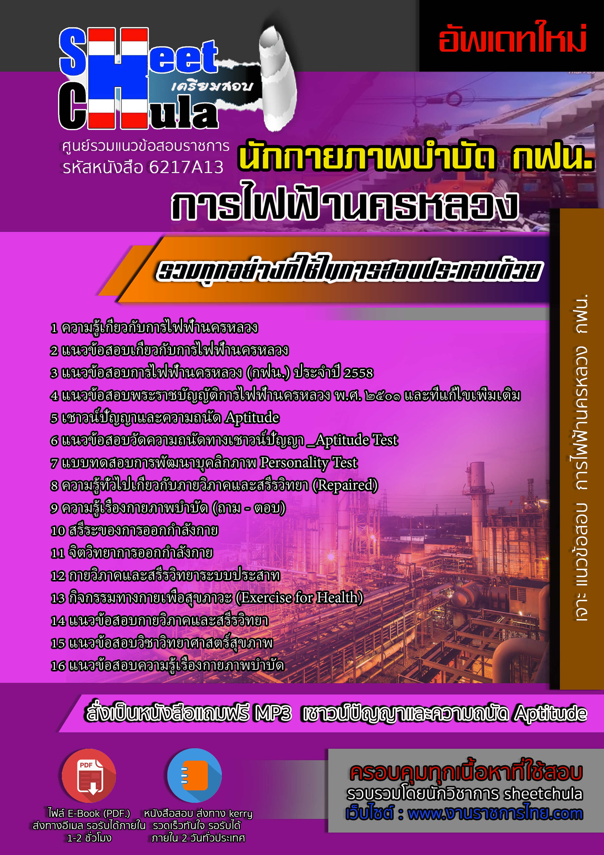 6217A13 นักกายภาพบำบัด การไฟฟ้านครหลวง