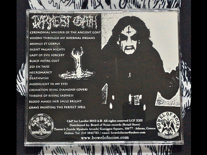 DARKEST OATH'Lebations To The Ancient Goat' CD