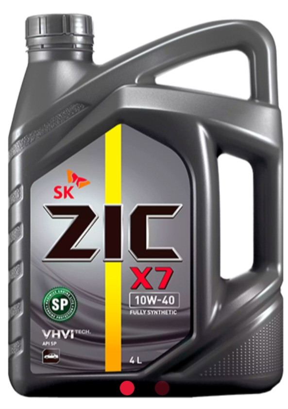 น้ำมันเครื่อง SK ZIC X7 10W-40 เบนซิน