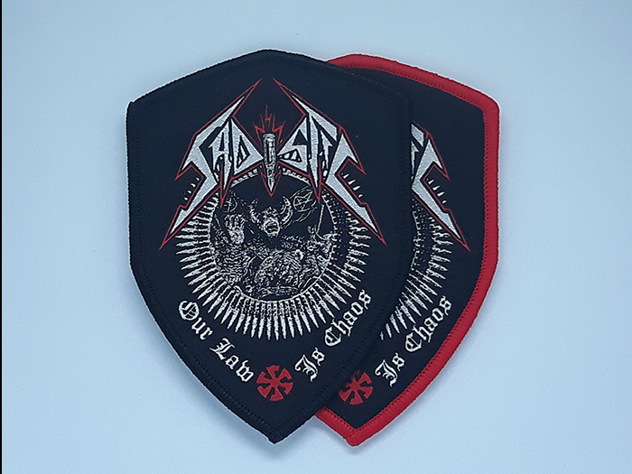 SADISTIC 'Our Law Is Chaos' Woven Patch อาร์มแบบทอ