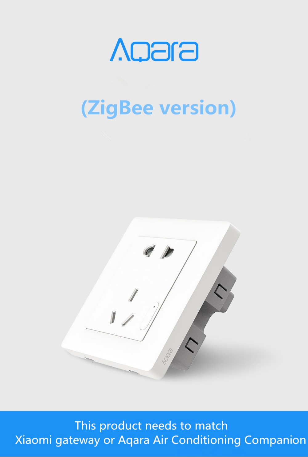 Xiaomi Aqara Smart Wall Socket - ปลั๊กไฟบ้านอัจฉริยะ (Zigbee) (CN)