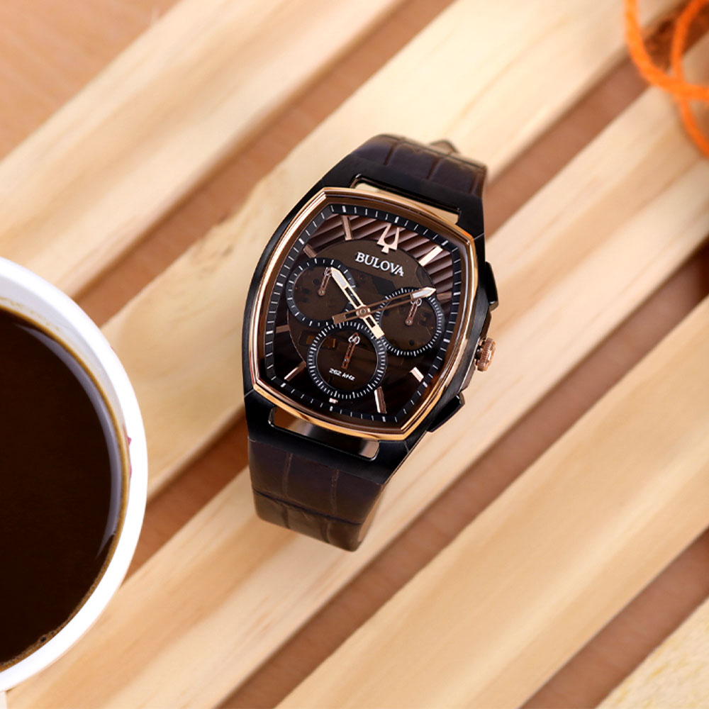 Bulova 98A264 นาฬิาผู้ชาย Curv Chronograph Men's Watch