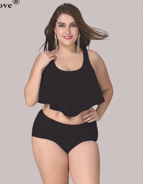 ชุดว่ายน้ำไซส์ใหญ่ ทูพีชพร้อมส่ง :ชุดว่ายน้ำคนอ้วนสีดำแต่งระบายที่บราและผ้าโปร่งที่กางเกงแบบสวย sexy มากๆจ้า:รอบอก44-54นิ้ว เอว34-44นิ้ว สะโพก40-50นิ้ว