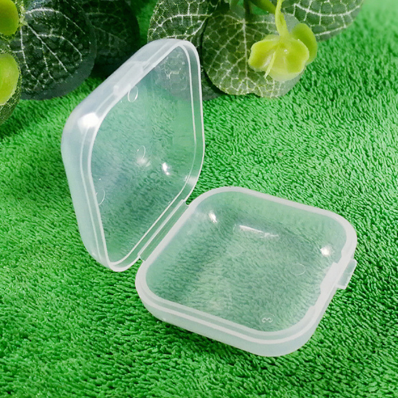 ฟรีสติ๊กเกอร์ 1 แพคมี 6 ชิ้น กล่องจิ๋ว ใส่เครื่องประดับ กล่องพลาสติกจิ๋วใส่แหวน ต่างหู ยา แบบพกพา ขนาดเล็ก