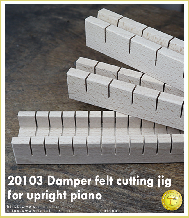 20103 Damper felt cutting jig (for upright piano)