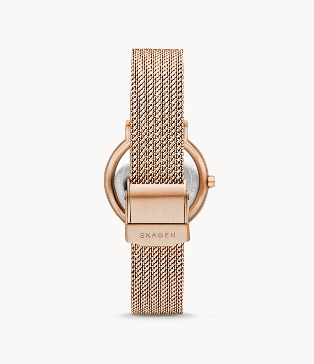 Skagen SKW2837 นาฬิกาผู้หญิง Skagen รุ่น SKW2837, Signature Rose Gold Tone Quartz Women's Watch