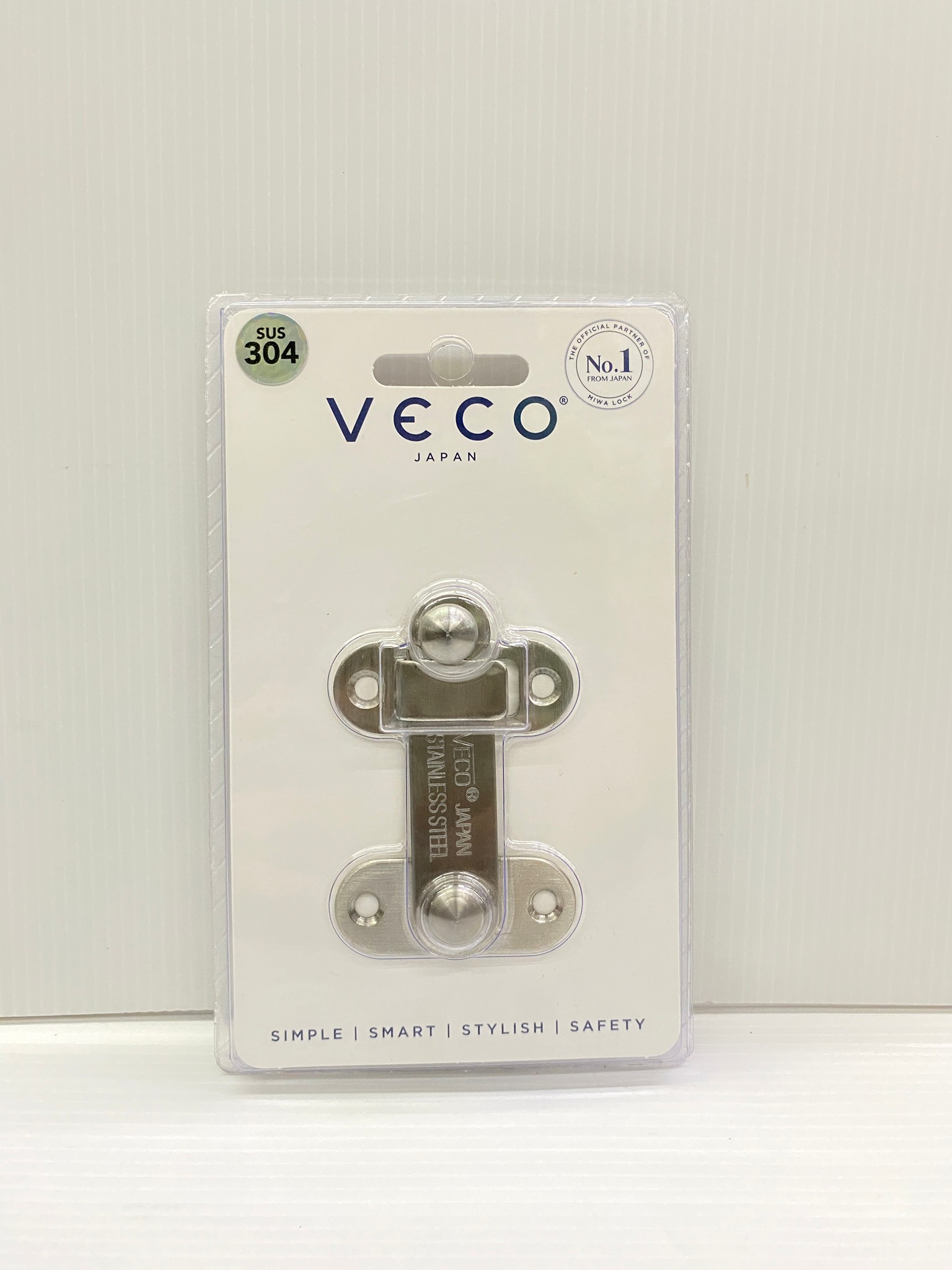 VECO ขอล็อคบานเลื่อน กลอนสับ กลอนตัวล็อค กลอนประตู CBL-75mm./CBL-100mm.