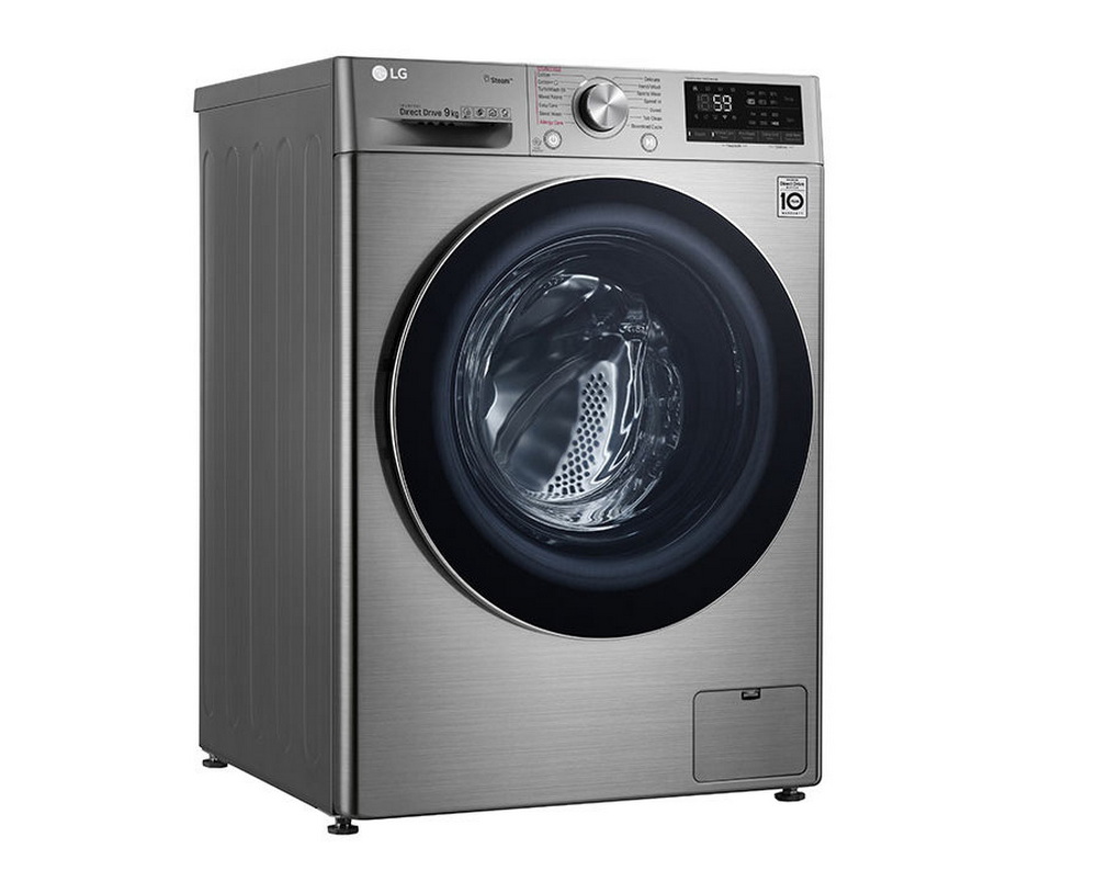 [ผ่อน0% 10ด] LG เครื่องซักผ้า ฝาหน้า รุ่น FV1409S3V ขนาด 9 กก. สีสแตนเลส AI.DD TurboWash FV1409 (ชลบุรี ส่งฟรี)