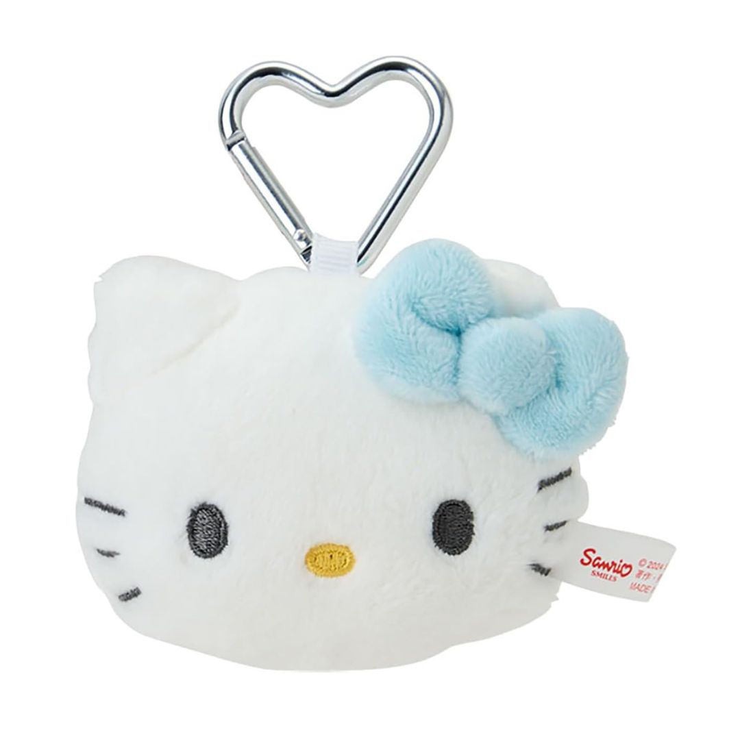 [PRE-ORDER] พวงกุญแจ คิตตี้ ข้อรูปหัวใจ I Love Hello Kitty Face Keychain サンリオ フェイス形マスコットホルダー ハローキティ ブルー 087262