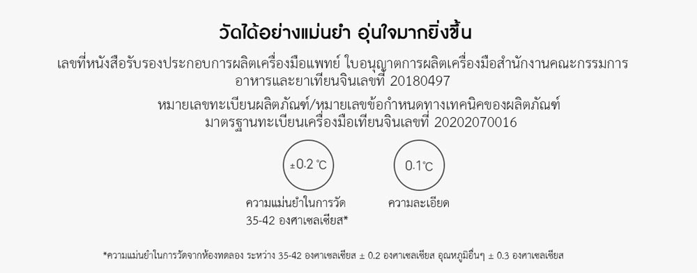 Xiaomi Ear Thermometer - เครื่องวัดอุณหภูมิเสี่ยวหมี่