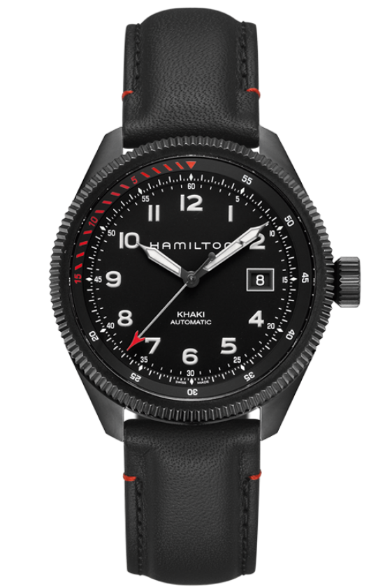 Hamilton H76695733 นาฬิกาผู้ชาย Khaki Aviation Takeoff Air Zermatt Automatic Men's Watch