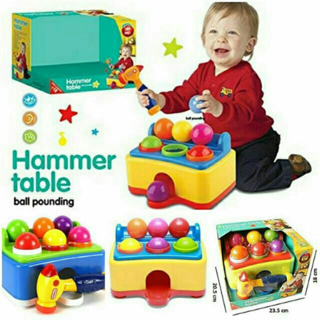 ฆ้อนทุบลูกบอลมีไฟมีเสียง Hammer table ball pounding