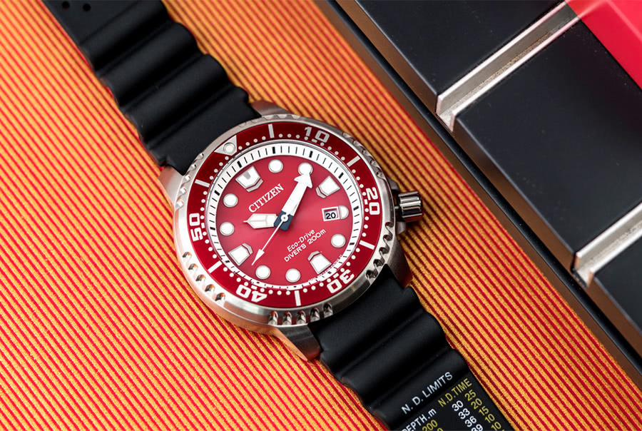 Citizen BN0159-15X นาฬิกาผู้ชาย Eco-Drive Promaster Marine Diver's 200m Men's Watch