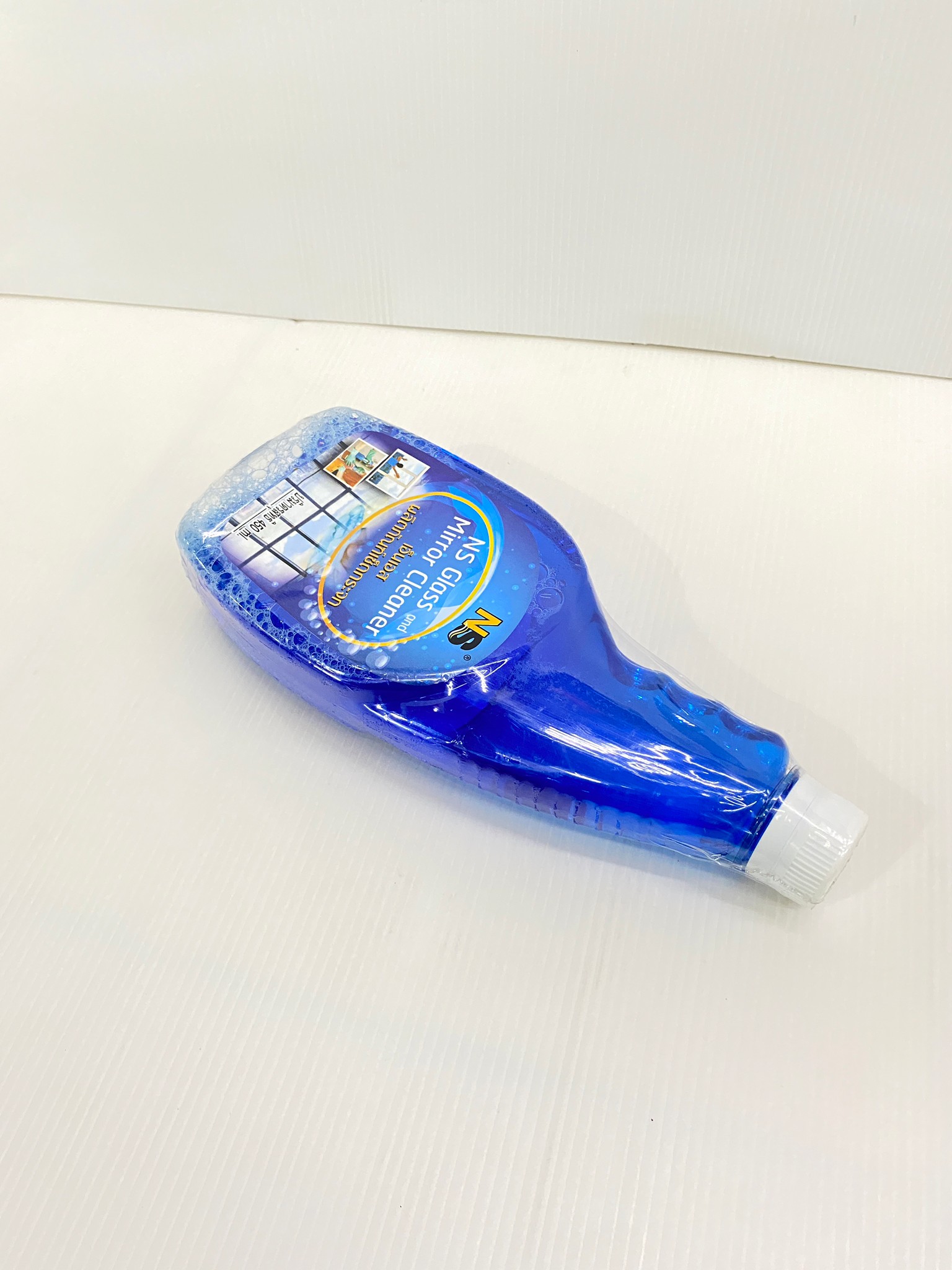 NS HOME น้ำยาเช็ดกระจก รุ่น MOP-059 แบบเติม ขนาด450ml. ใช้ได้กับกระจกทุกชนิด แท้ 100%