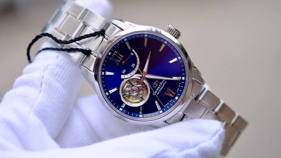 Orient RE-AT0001L00B นาฬิกาผู้ชาย Orient รุ่น RE-AT0001L00B, Orient Star Automatic Open Heart Power Reserve Made in Japan Men's Watch