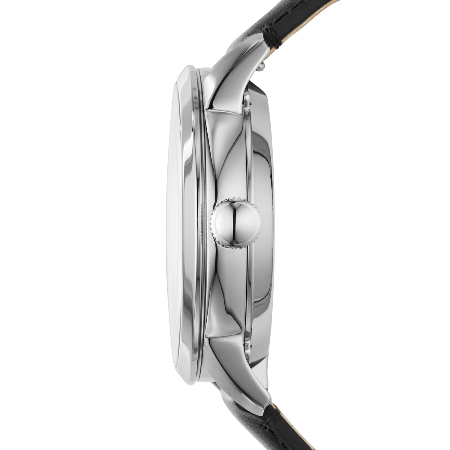 Fossil ME3104 นาฬิกาผู้ชาย Fossil รุ่น ME3104, Townsman Automatic Black Leather Men's Watch