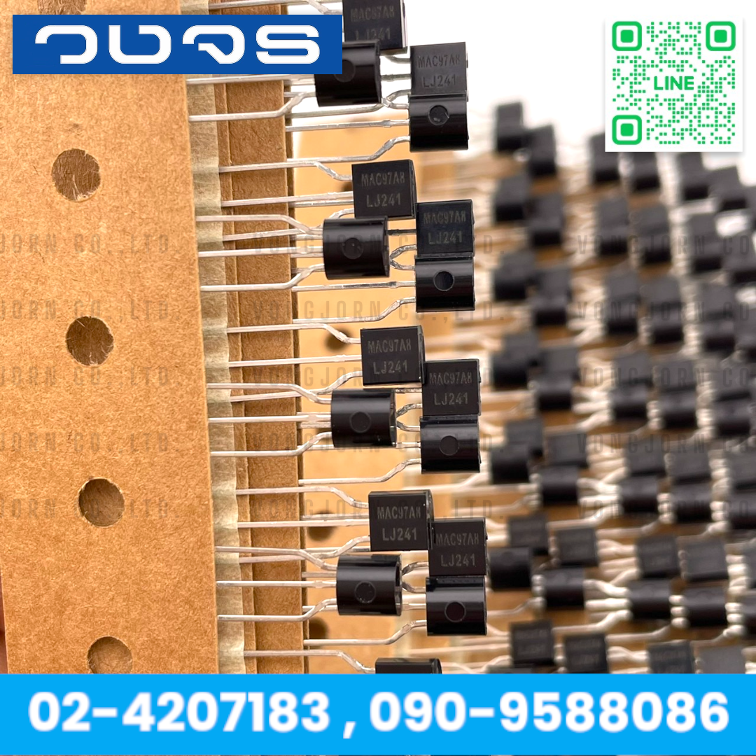 (10ตัว) TRIAC MAC97A8 ไตรแอค 0.6A 600V Gate Trigger Current 7mA